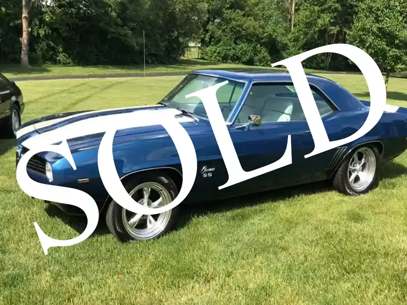 1969 Camaro SS 350 crate motor full rotisserie. 